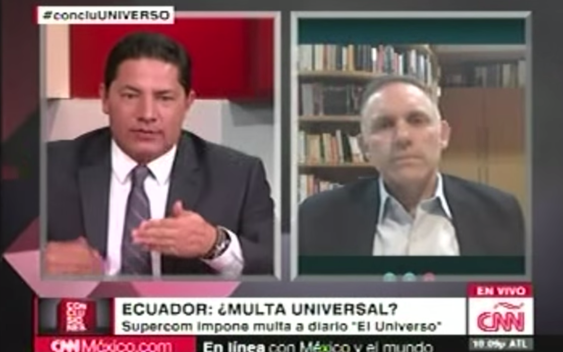 Subdirector de Diario El Universo habló con CNN