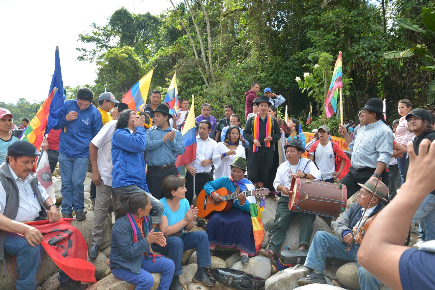 Inició marcha indígena desde Tundayme