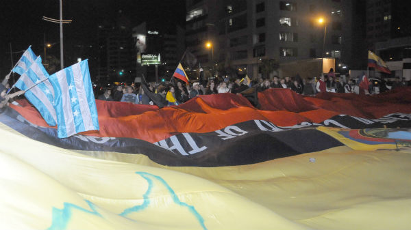 Se retoman las manifestaciones en Quito y Guayaquil