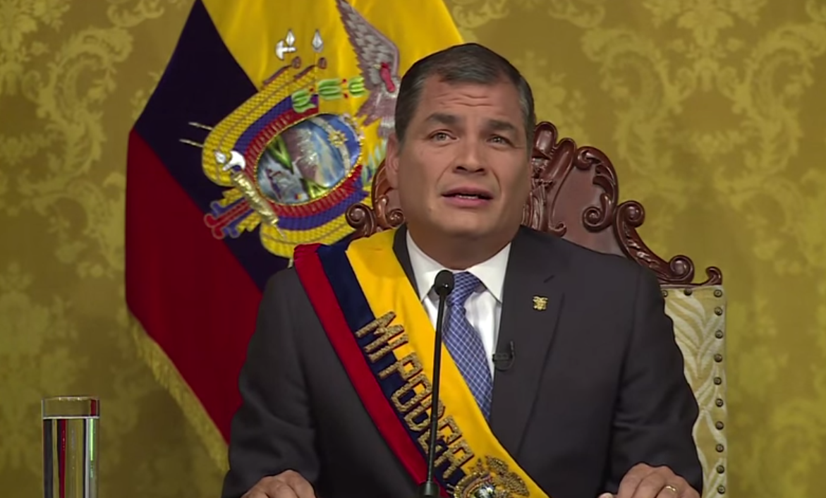 Correa retira temporalmente proyectos de ley que causaron protestas en Ecuador