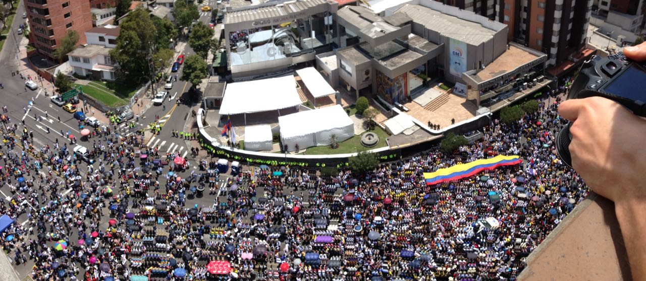 En las calles de Ecuador se habla de fraude en las elecciones 2017