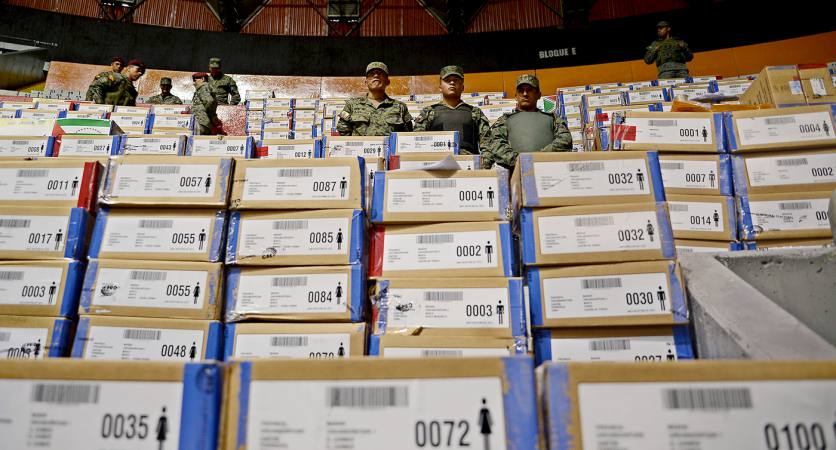 CNE espera concluir hoy mismo el recuento del 11,2% de la votación