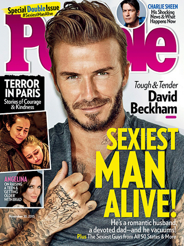 David Beckham es el hombre más sexy según la revista People